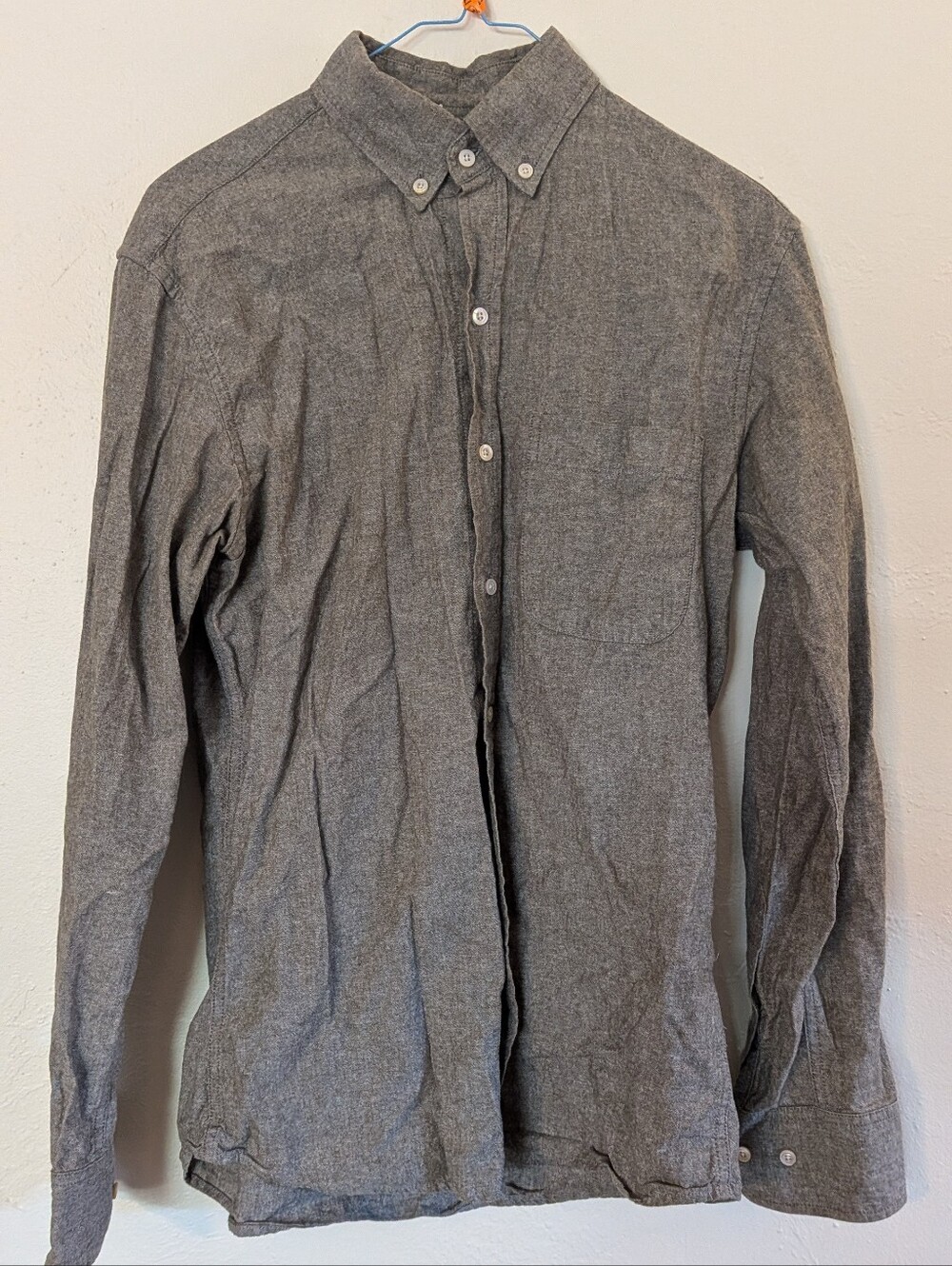 Gustin Men's Gray Button-Down Shirt